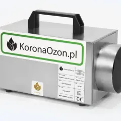 Generator ozonu Korona A 15, idealny jako ozonator do samochodu. Skutecznie usuwa zapachy i dezynfekuje wnętrze.