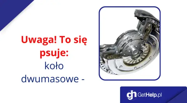 Przekrój koła dwumasowego, elementu, który często ulega awarii.