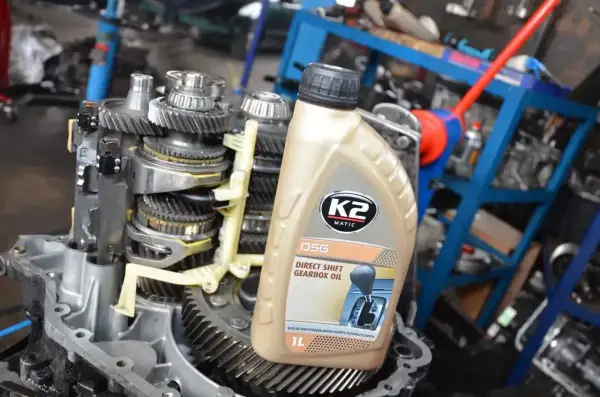 Olej K2 Matic DSG do automatycznych skrzyń biegów. Wymiana oleju w skrzyni biegów automatycznej koszt może być niższy z tym produktem.